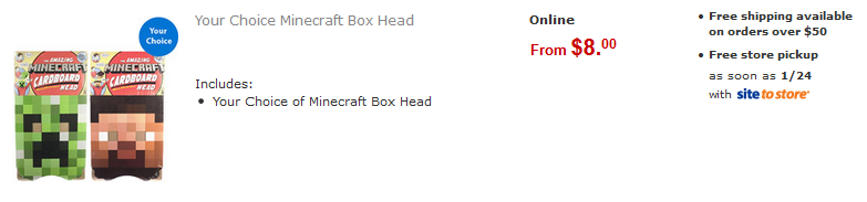 minecraft box heads