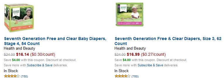 seventh generation diaper coupon