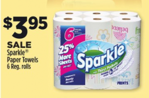 sparkle paper towel dollar general deal