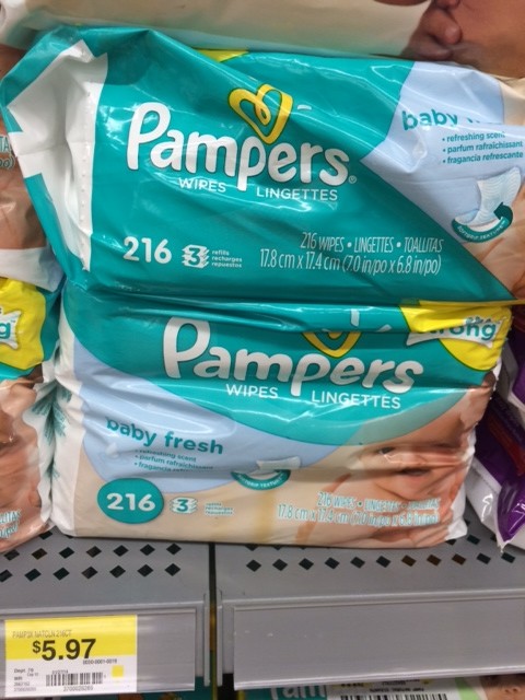 Pampers walmart