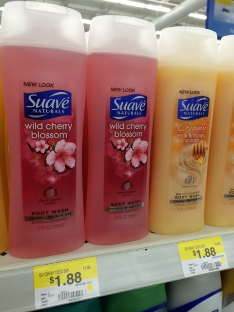 Suave body wash