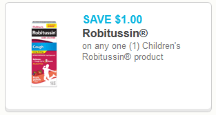 robitussin coupon