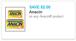 Anacin coupon