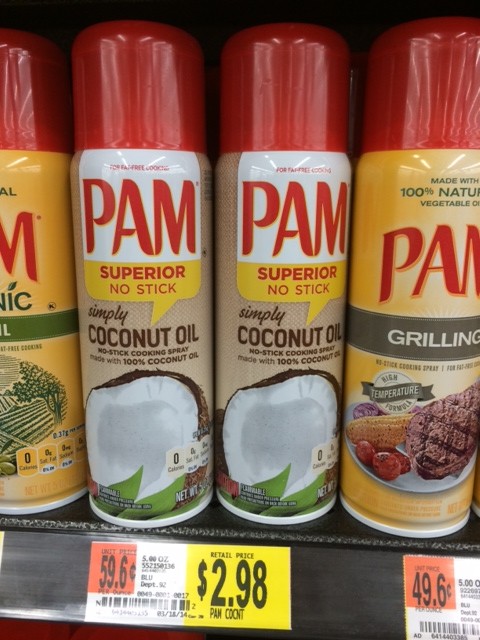 Coconut Oil Pam Walmart