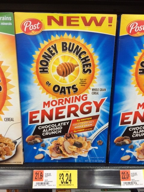 Honey Bunches of Oats Morning Energy Cereal