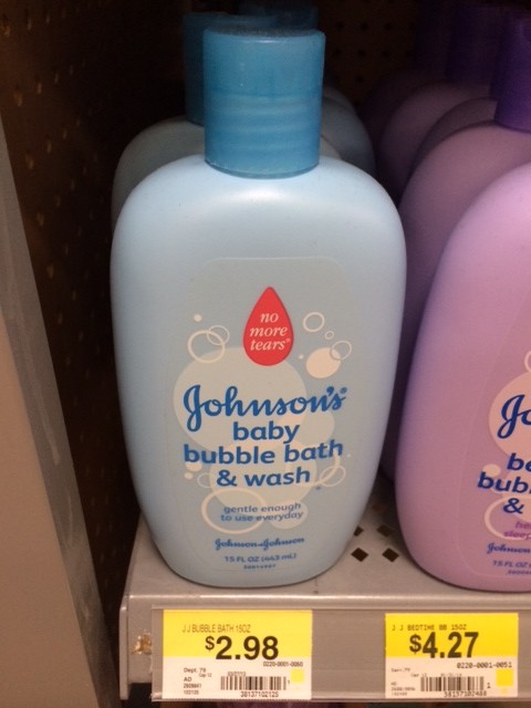 Johnson baby bubble walmart