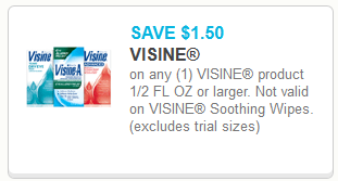 Visine coupon