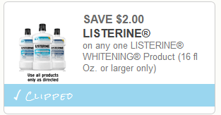 listerine coupon