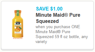 minute maid coupon