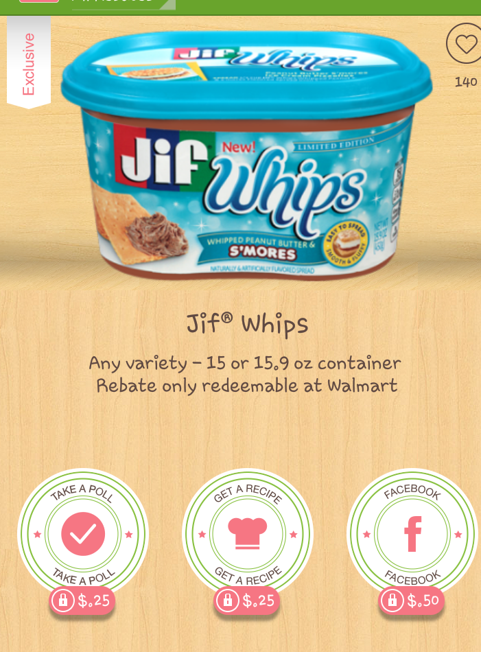 Jif whips ibotta