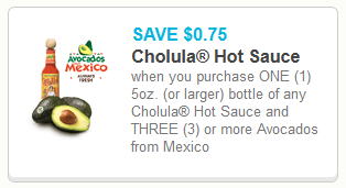 cholula coupon