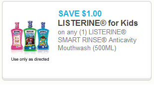 listerine coupon