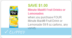 minute maid coupon