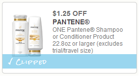 pantene coupon