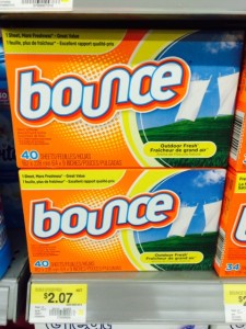 Bounce Dryer Sheets