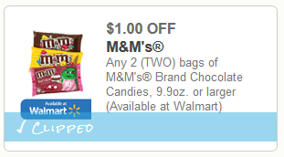 M&M coupon