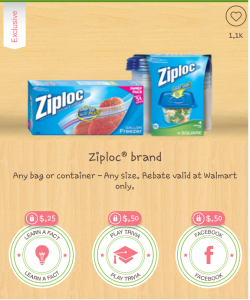 ziploc ibotta