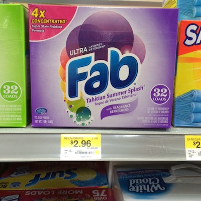 Fab Detergent Walmart