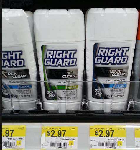 Right Guard Clear Xtreme Walmart