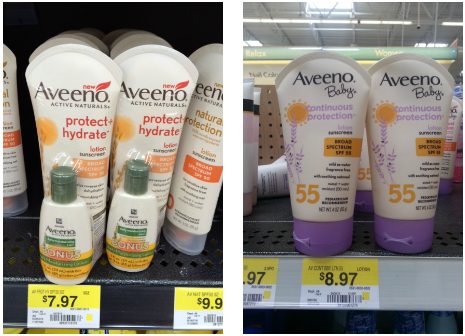 aveeno sun care items ihtm