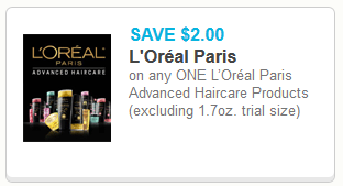 loreal shampoo coupon