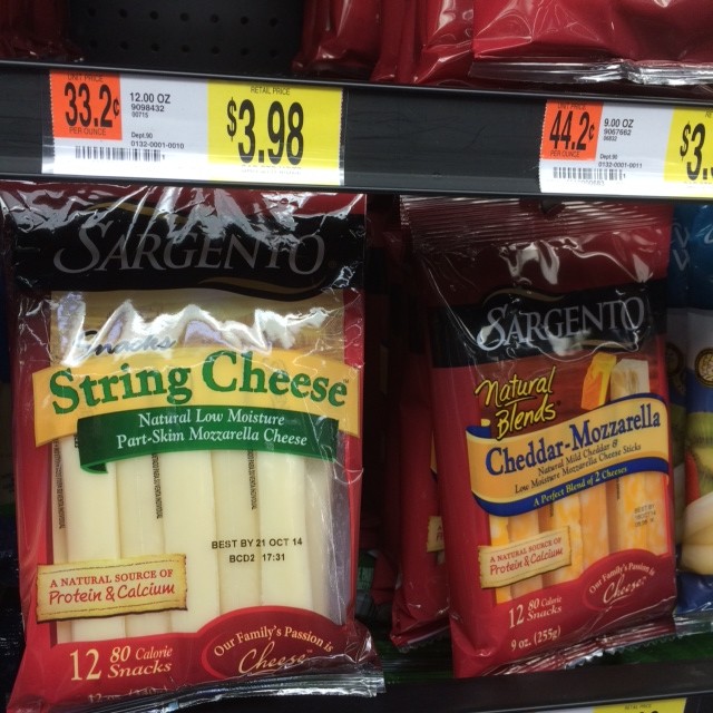 Sargento String Cheese Walmart