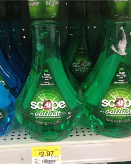 Scope Outlast 750ml 25.4oz Walmart 1