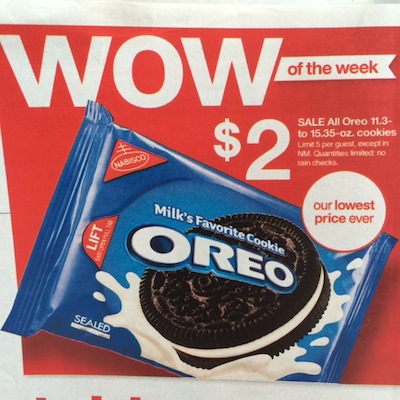 Target Oreo Price match