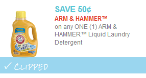 arm & hammer detergent coupon