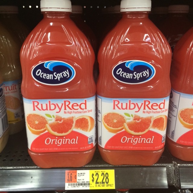 Ocean Spray Grapefruit juice