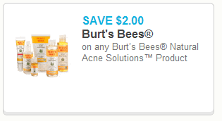 burt bee acne coupon