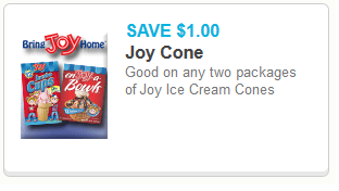 joy ice cream coupon