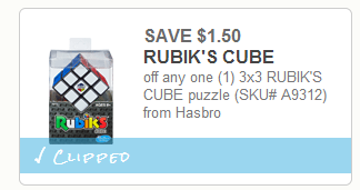 rubik cube coupon