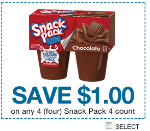 snack pudding coupon