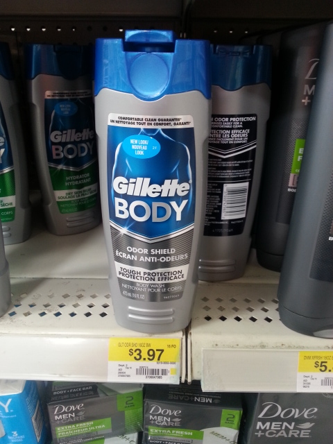 Gillette Body Wash Walmart Mens