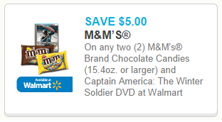 M&Ms coupon