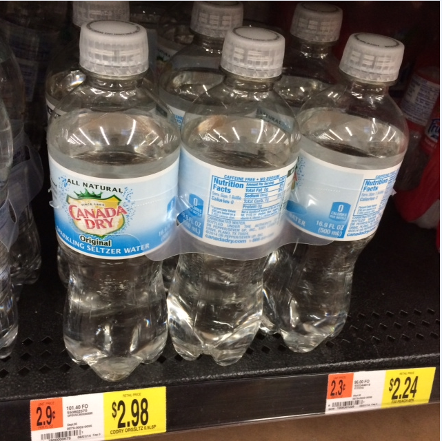 canada Dry Sparkling Seltzer Walmart