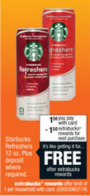 starbucks refreshers CVS