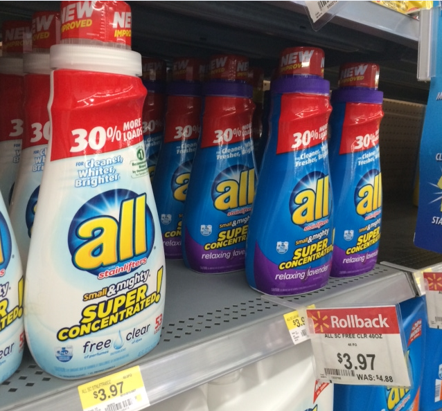 All Detergent Walmart