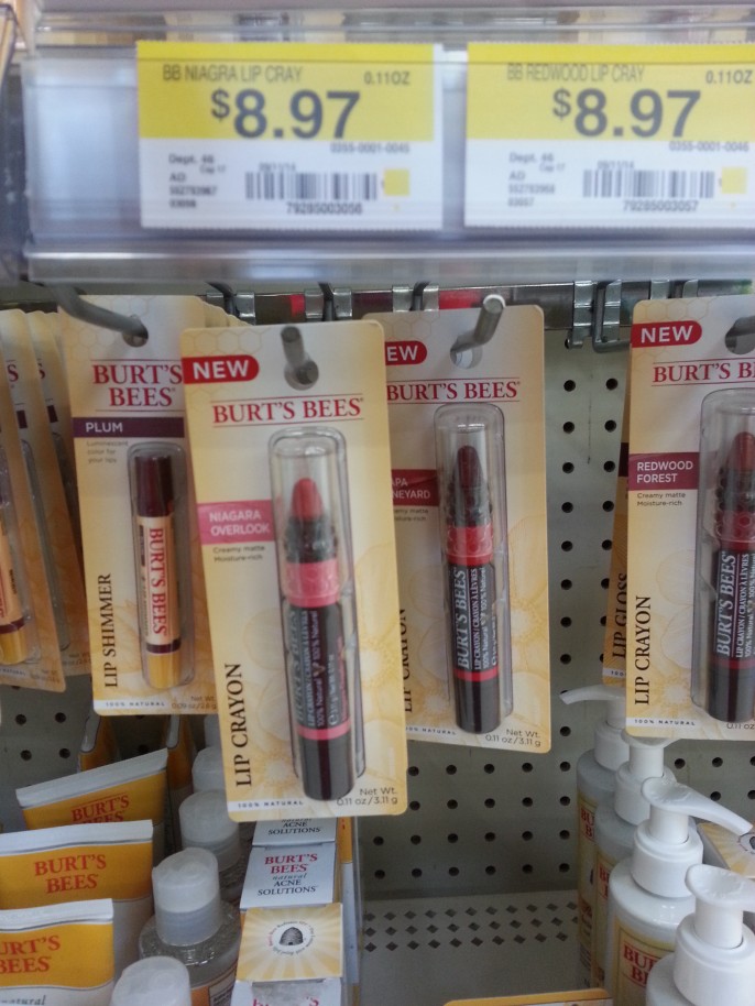 Burt Bee Lip crayon