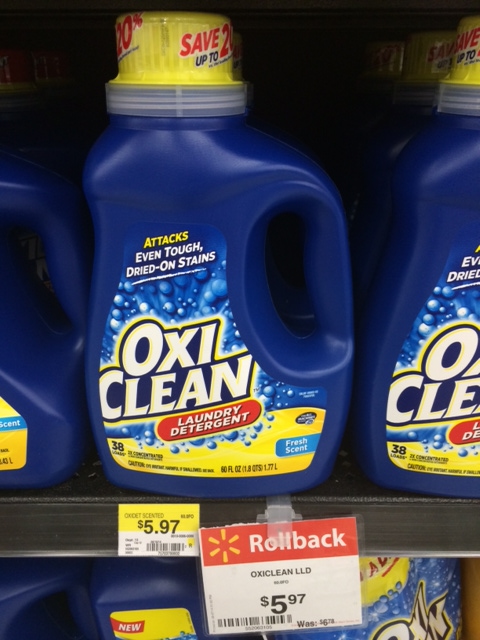 OxiClean Laundry Detergent Walmart