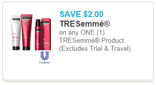 Tresemme coupon