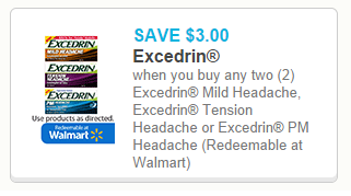 excedrin coupon