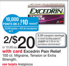 excedrin walgreen