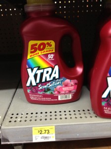 Xtra Laundry Detergent Walmart 75oz