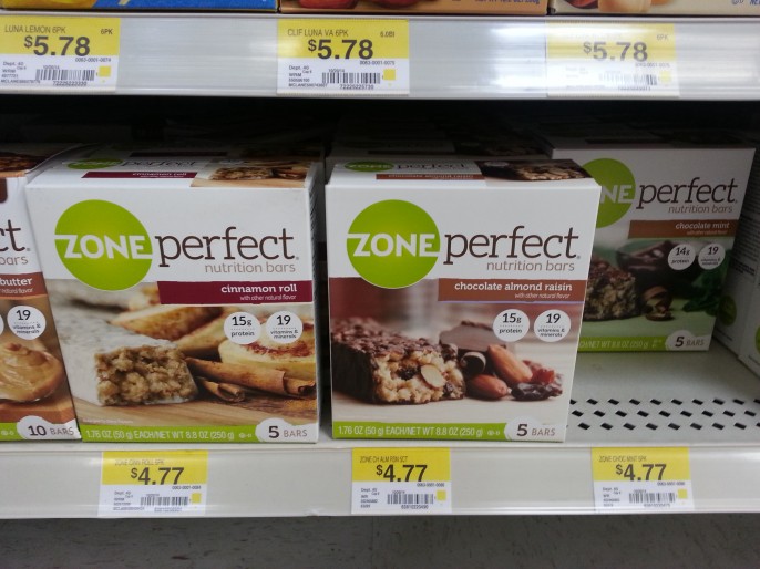 Zone Bars 5pk Walmart