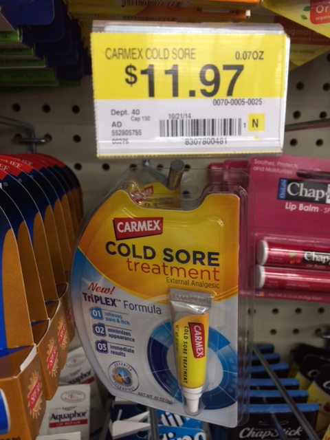 Carmex Cold Sore Walmart