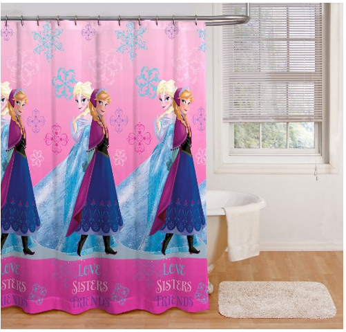 Disney Frozen Snowflake Sisters Shower Curtain