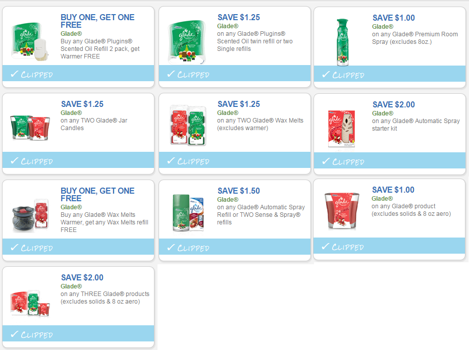 Glade Coupons