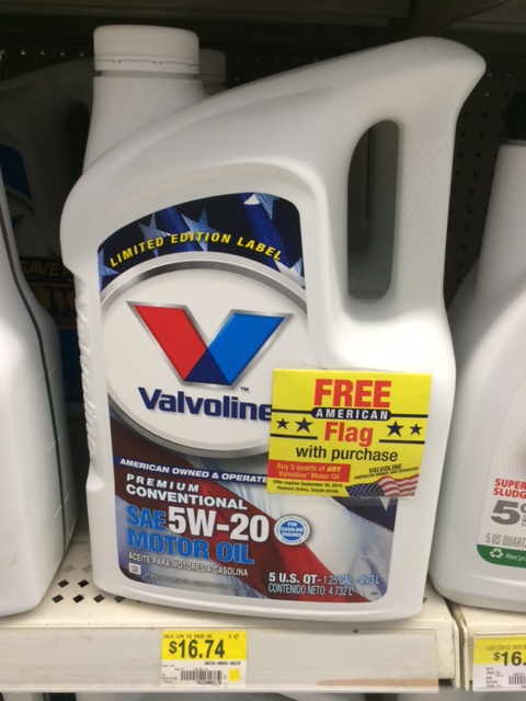 Valvoline Walmart